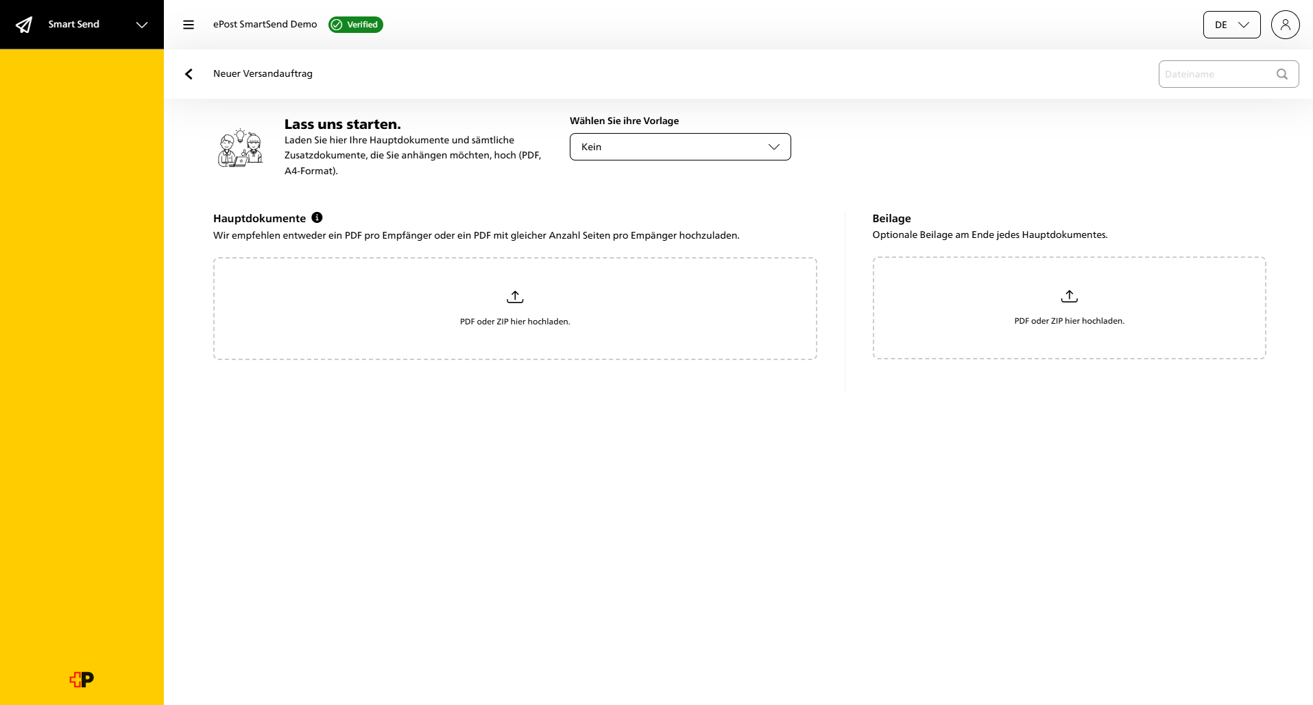 ePost-SmartSend-Dokumente-hochladen