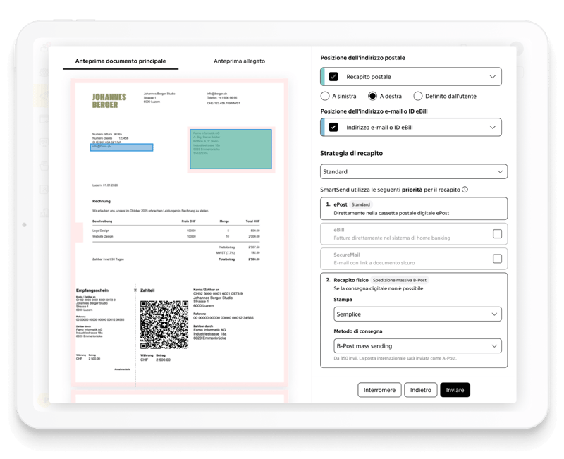 smartsend - settings