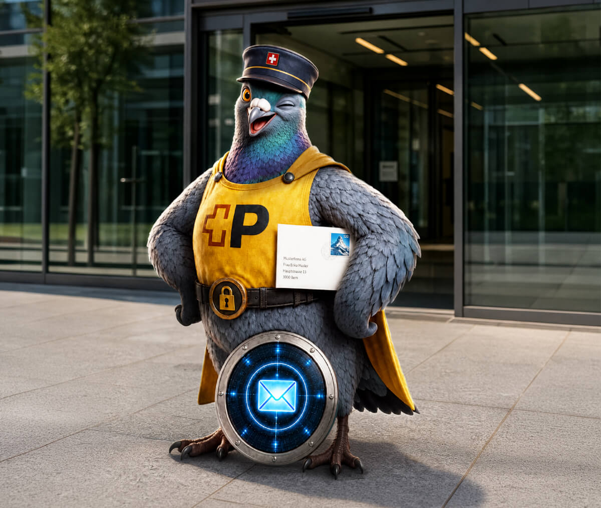 Brieftaube Digitaler Brief ePost Schweiz
