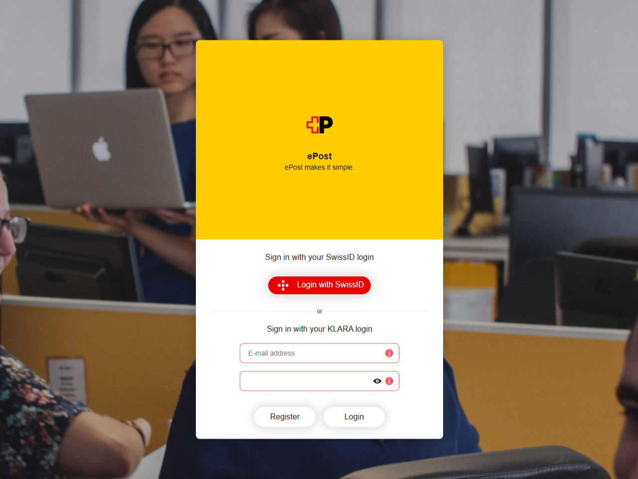 Eingabemaske HubSpot