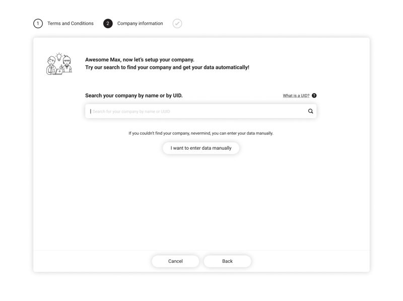 add company en